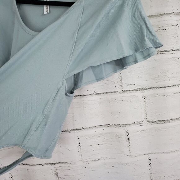 Free people byron ribbed slutter sleeve bodysuit - Picture 5 of 9